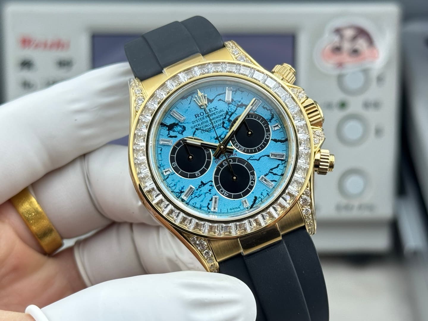 Luxury Watch Black Bag