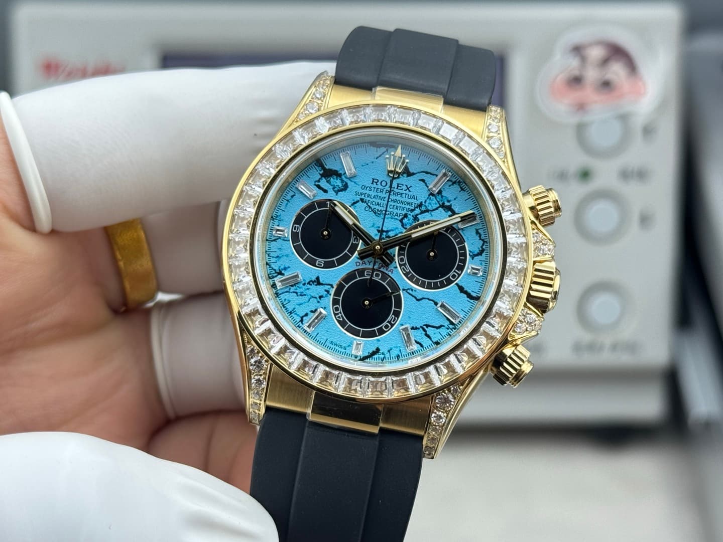 Luxury Watch Black Bag