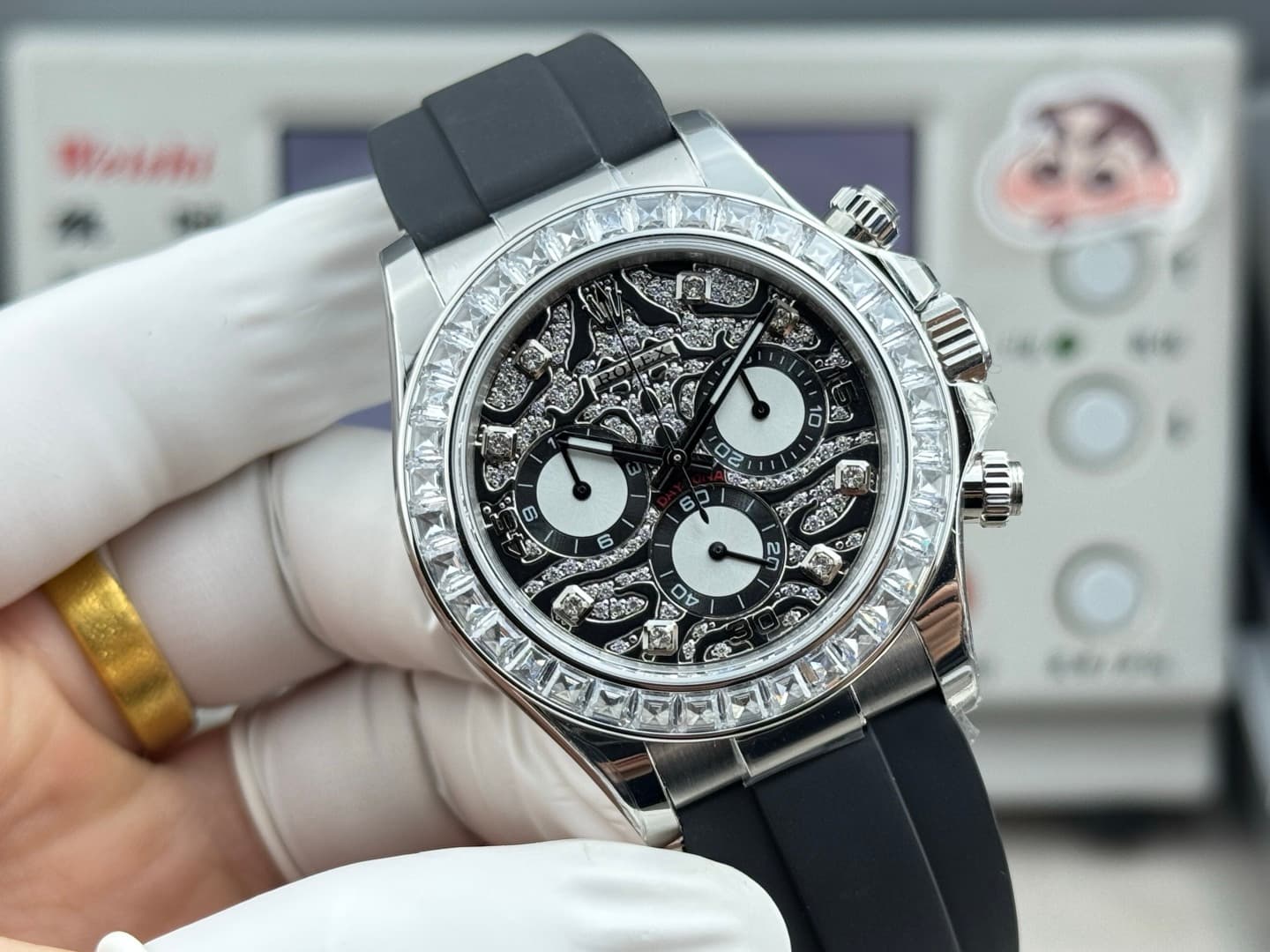 Luxury Watch Black Bag