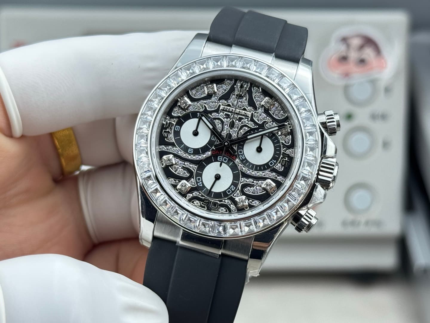 Luxury Watch Black Bag