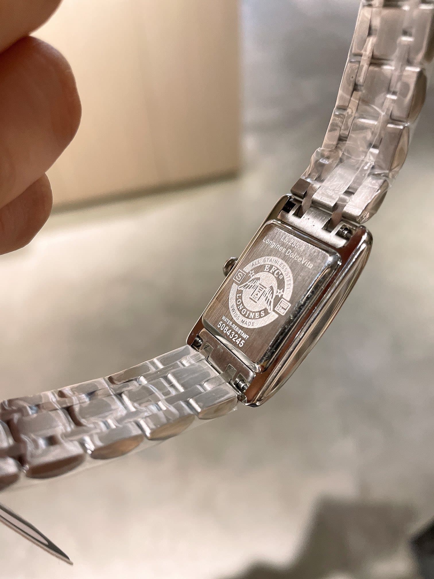 Longines White Watch