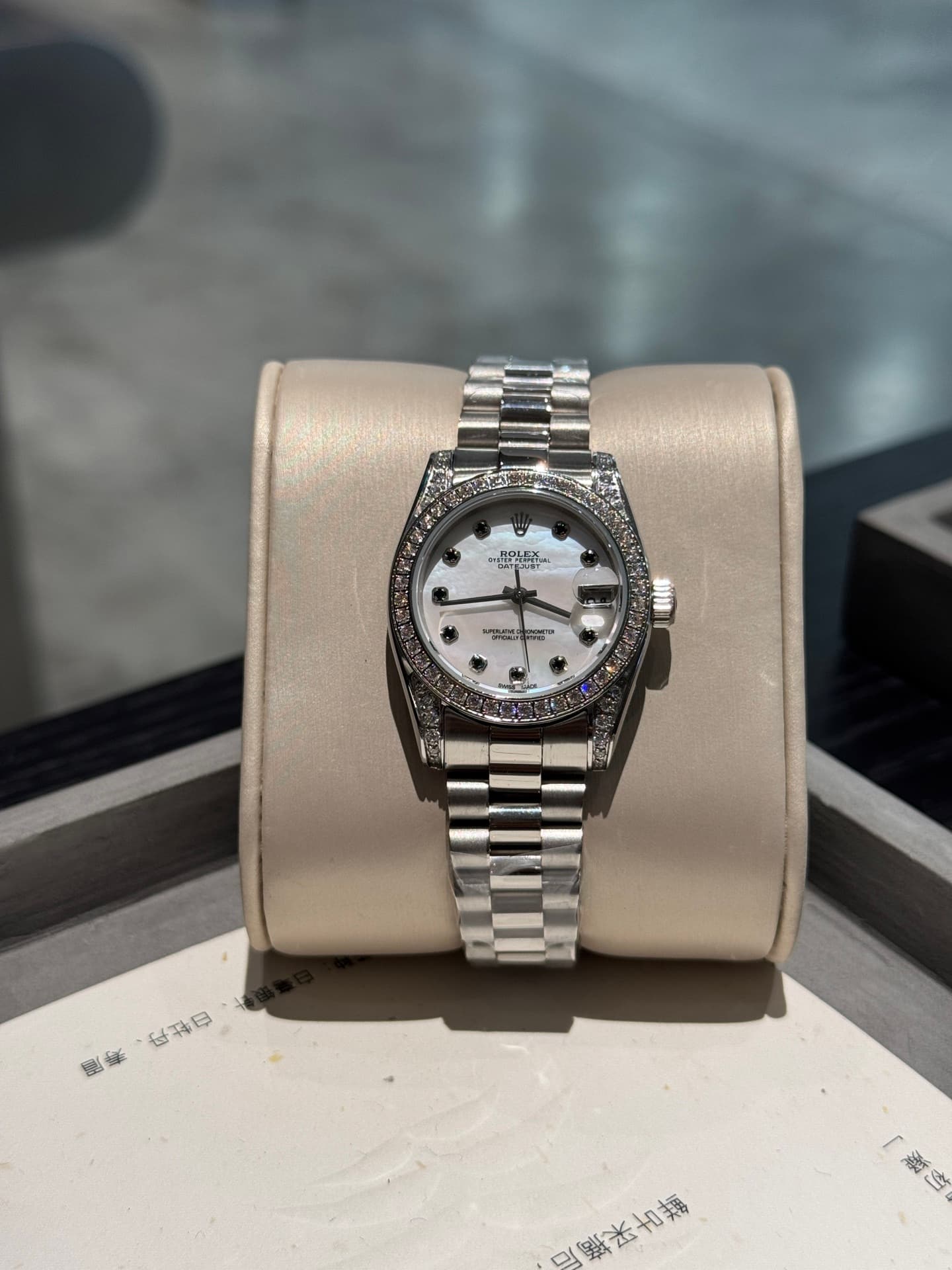 Rolex White Watch