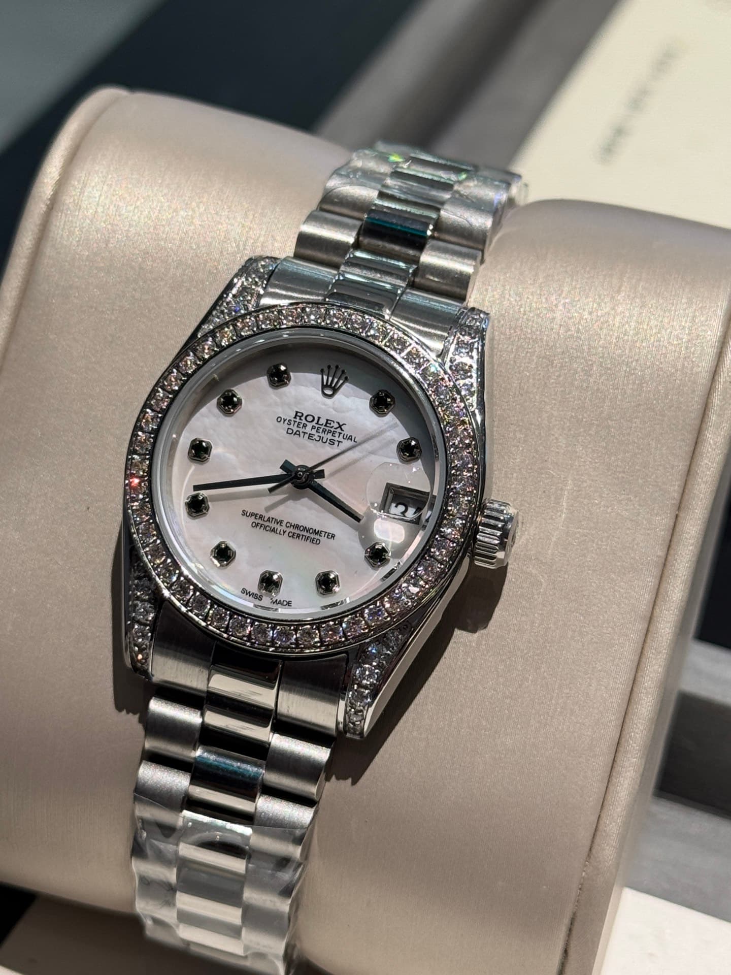Rolex White Watch