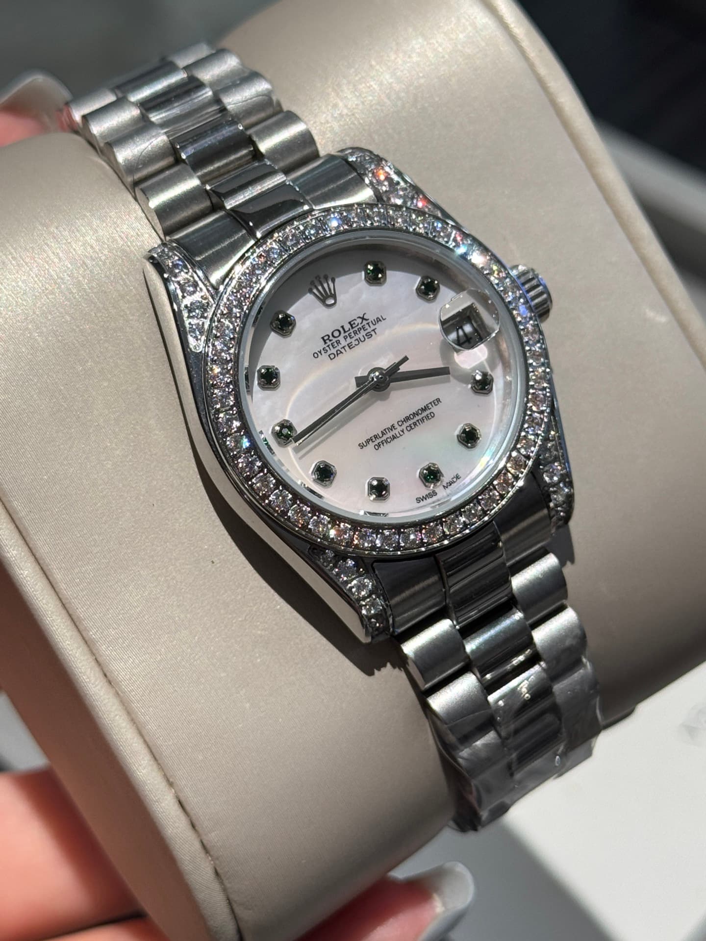 Rolex White Watch