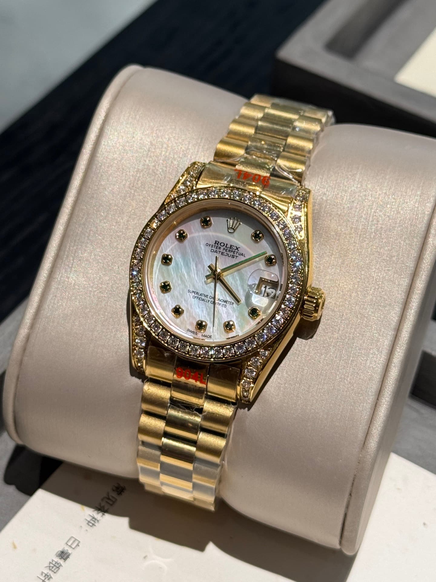 Rolex White Watch