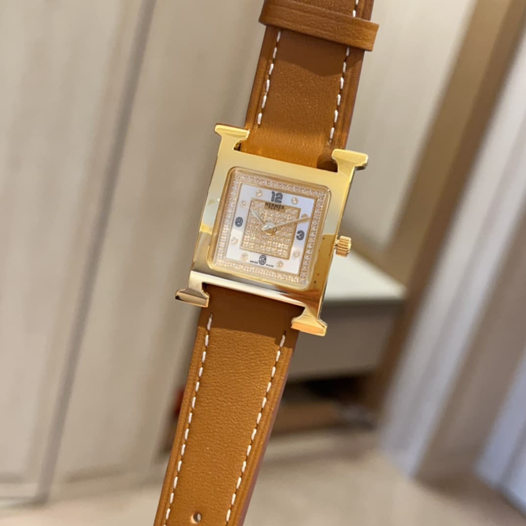 Hermes White Watch