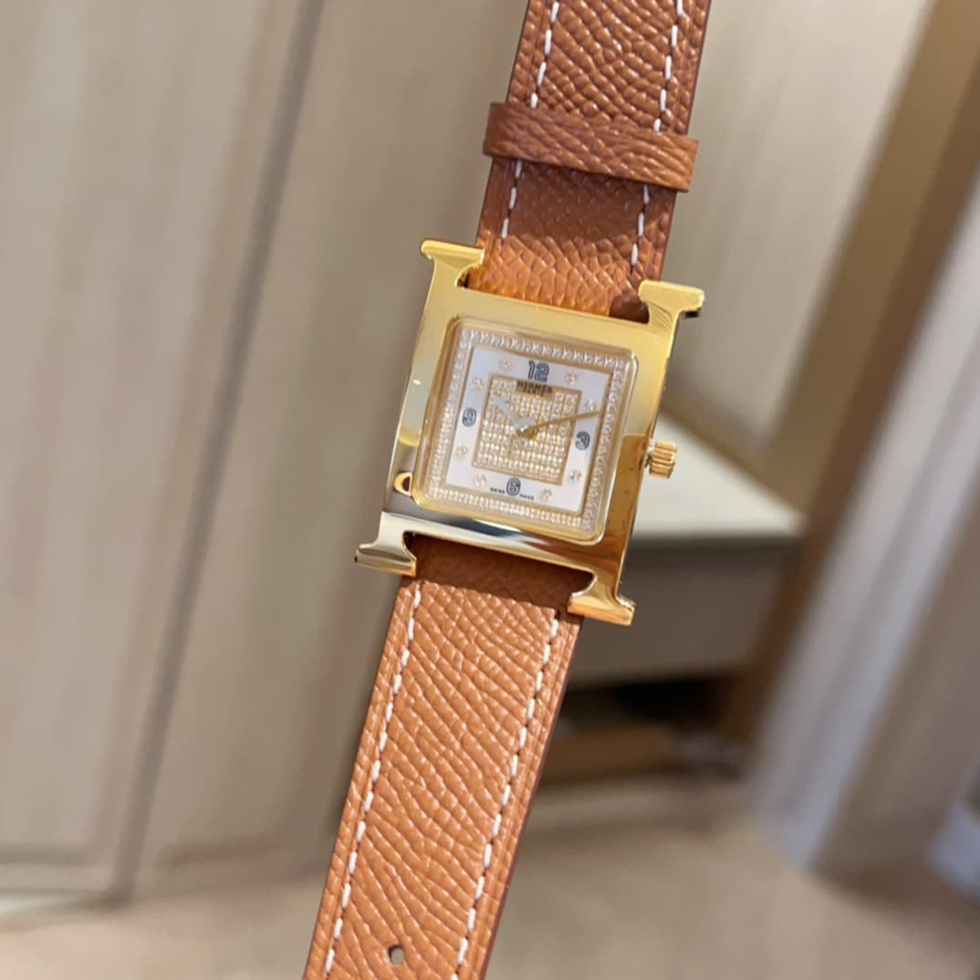 Hermes White Watch
