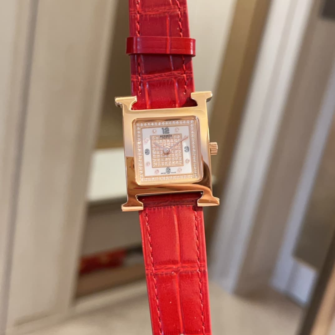 Hermes White Watch