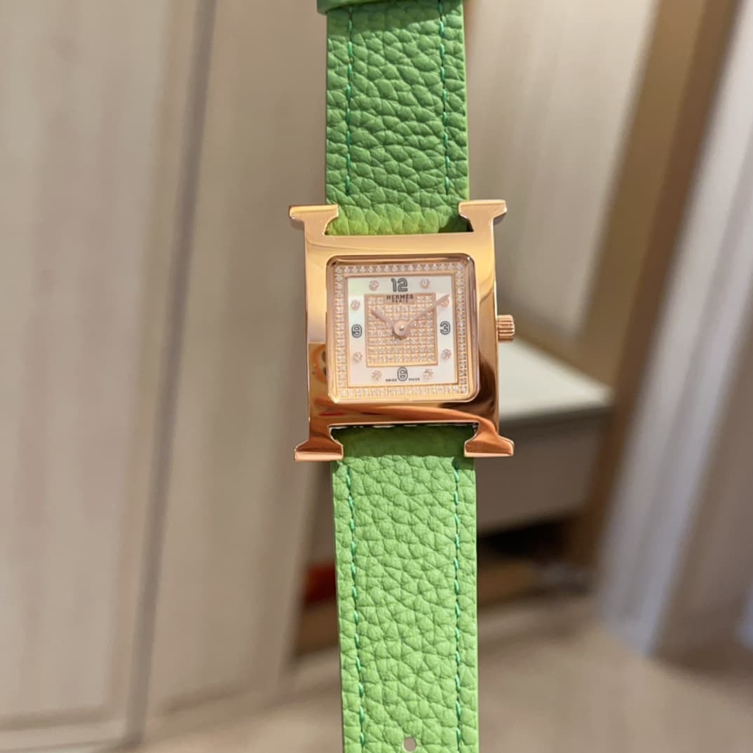 Hermes White Watch