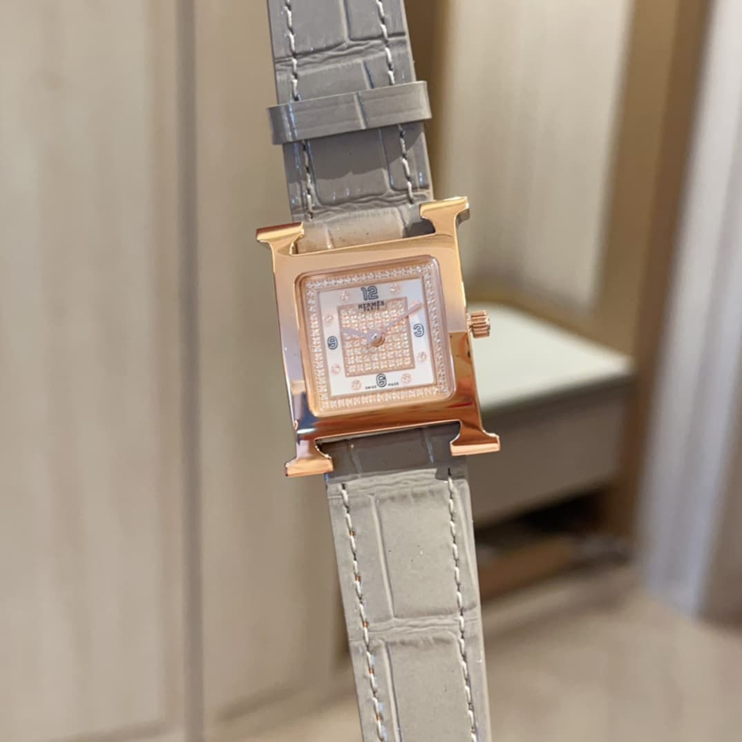 Hermes White Watch