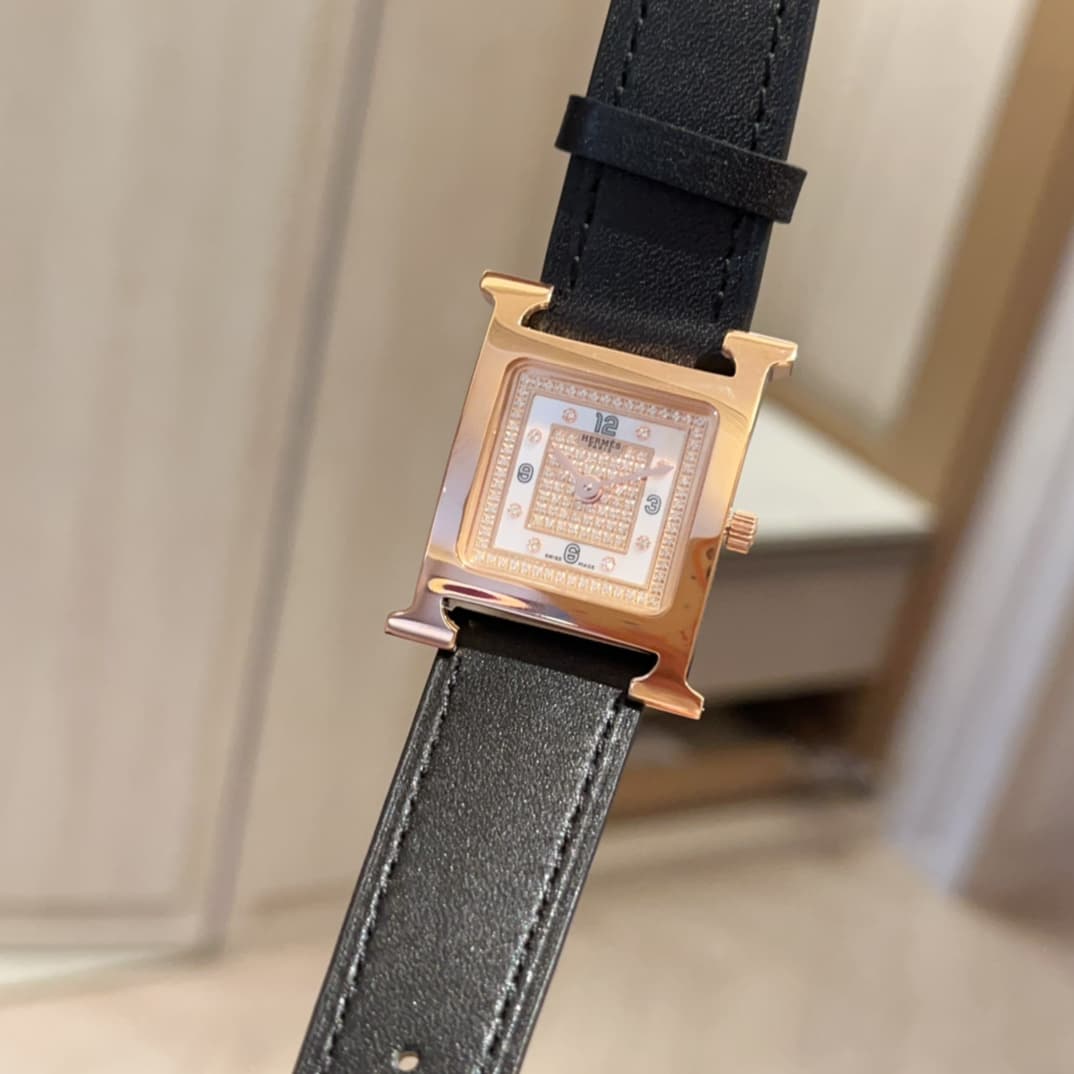 Hermes White Watch