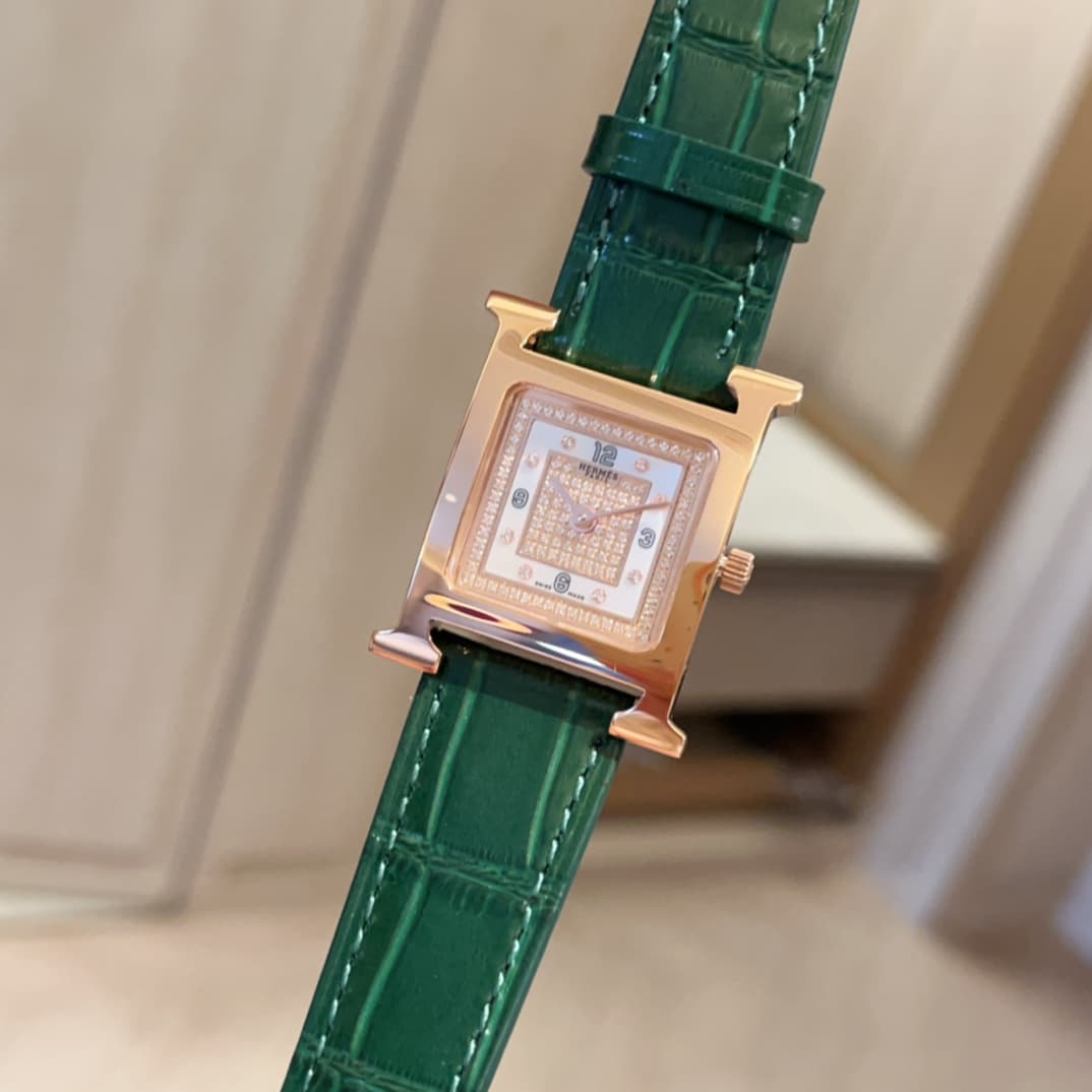 Hermes White Watch