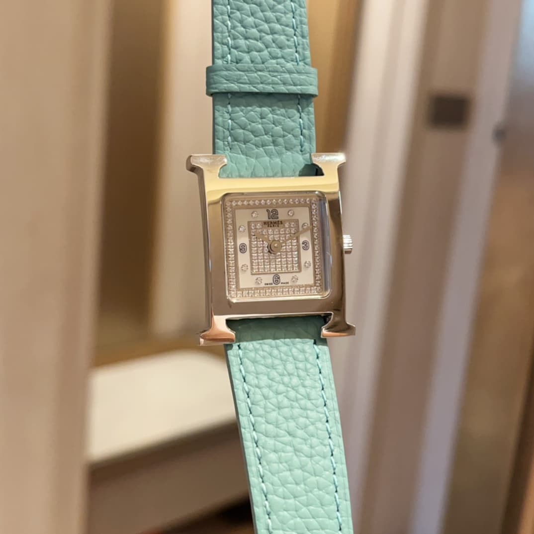 Hermes White Watch