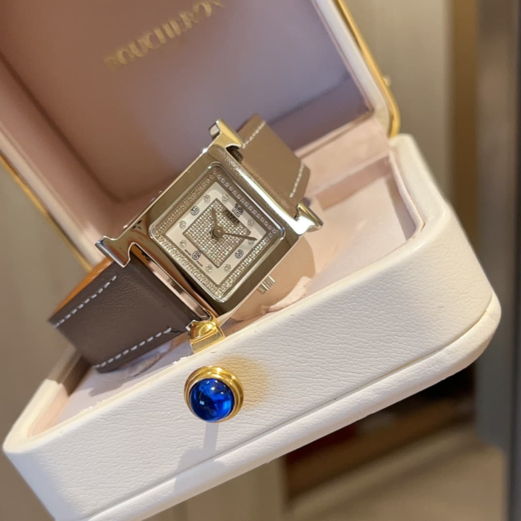 Hermes White Watch