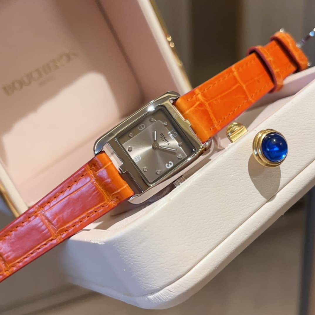 Hermes White Watch