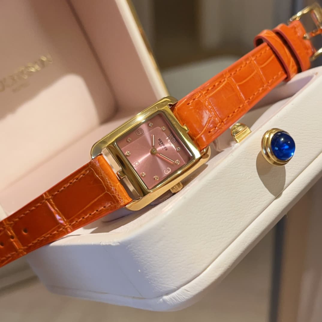 Hermes White Watch