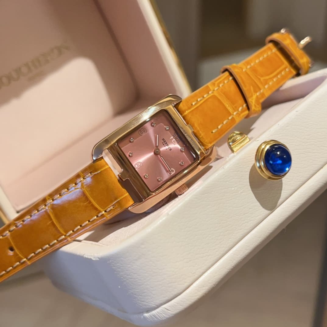 Hermes White Watch