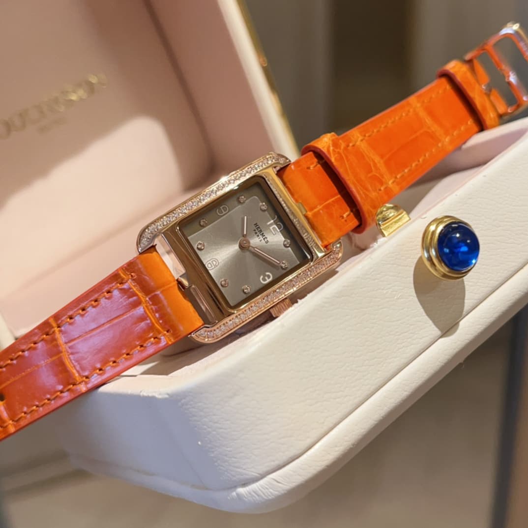 Hermes White Watch