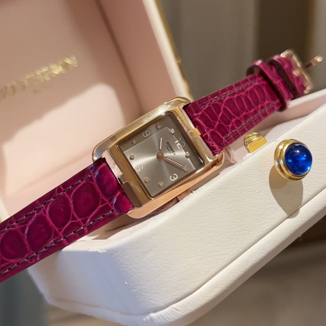 Hermes White Watch