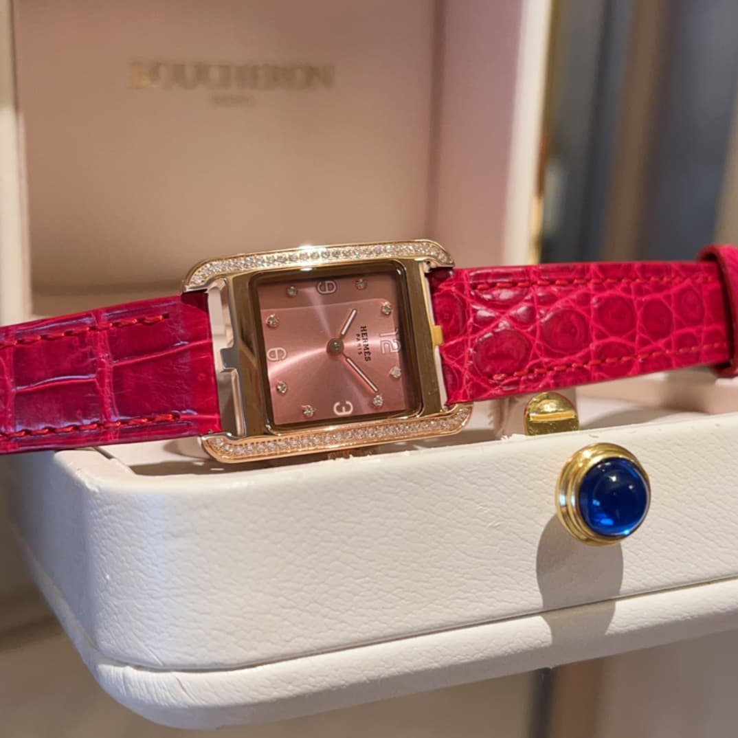 Hermes White Watch