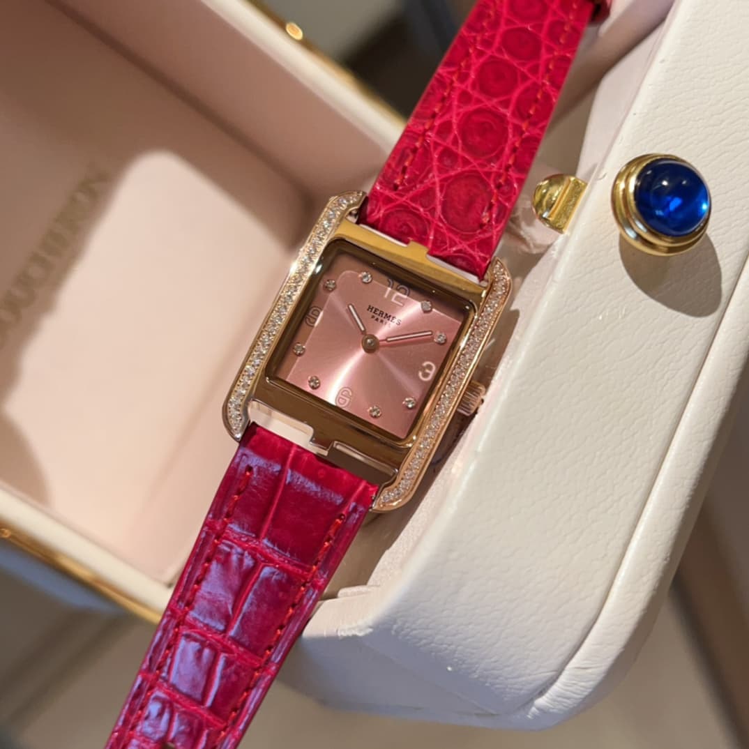 Hermes White Watch