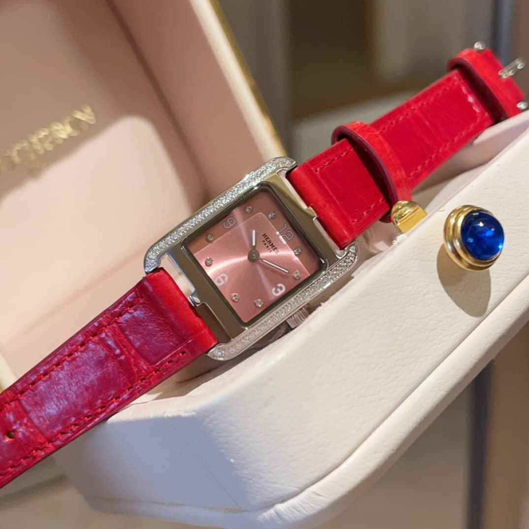 Hermes White Watch