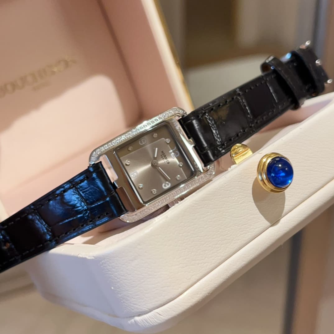 Hermes White Watch