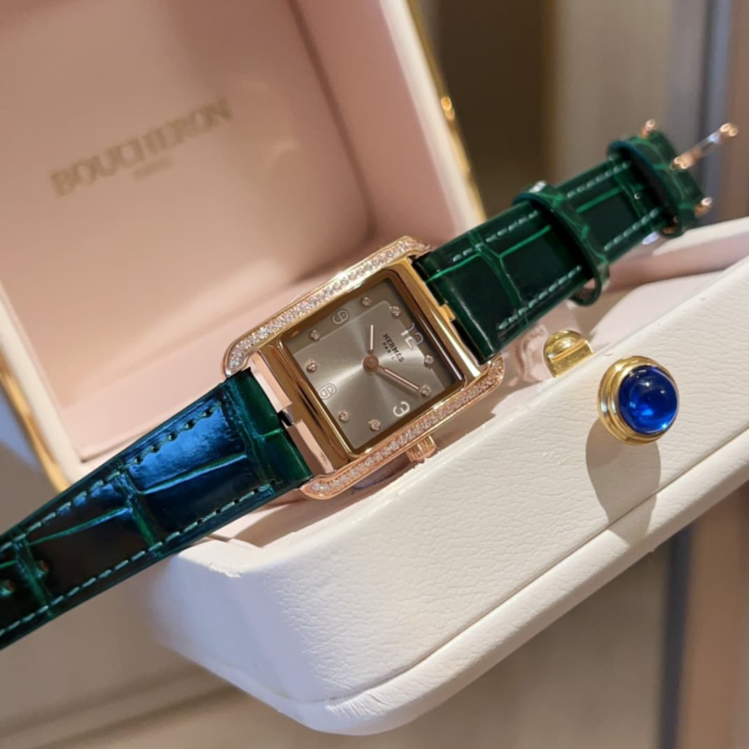 Hermes White Watch