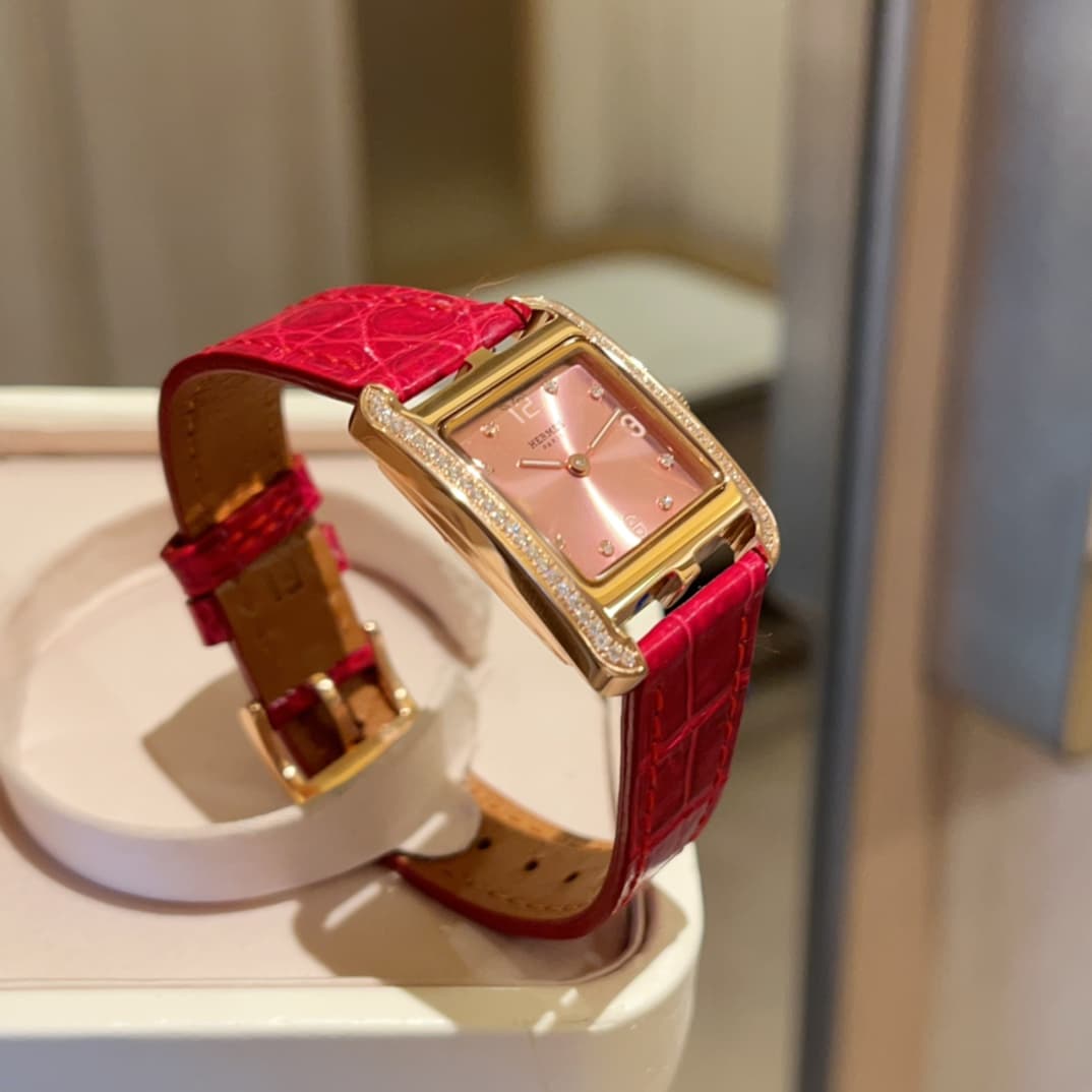 Hermes White Watch