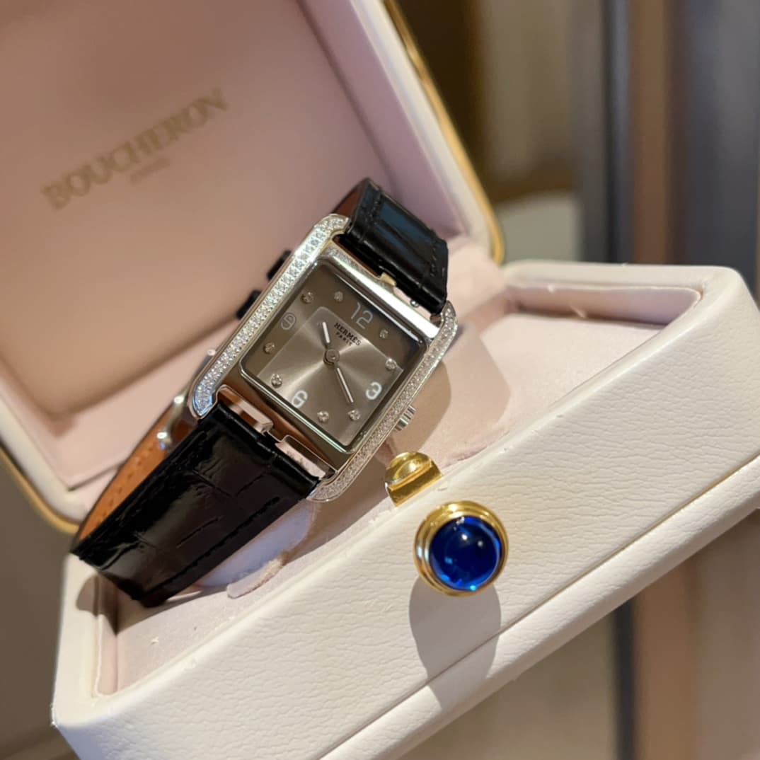 Hermes White Watch