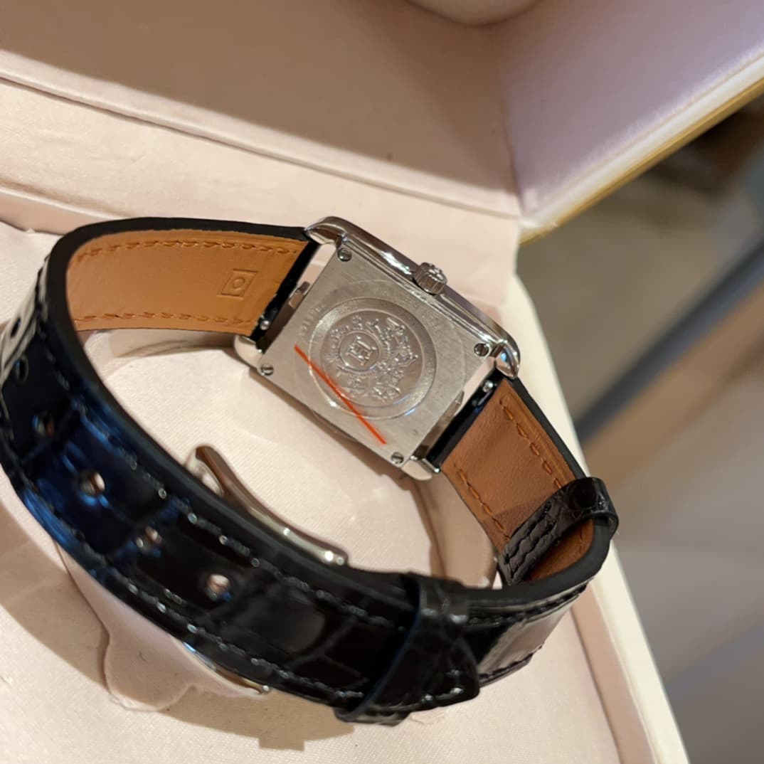 Hermes White Watch