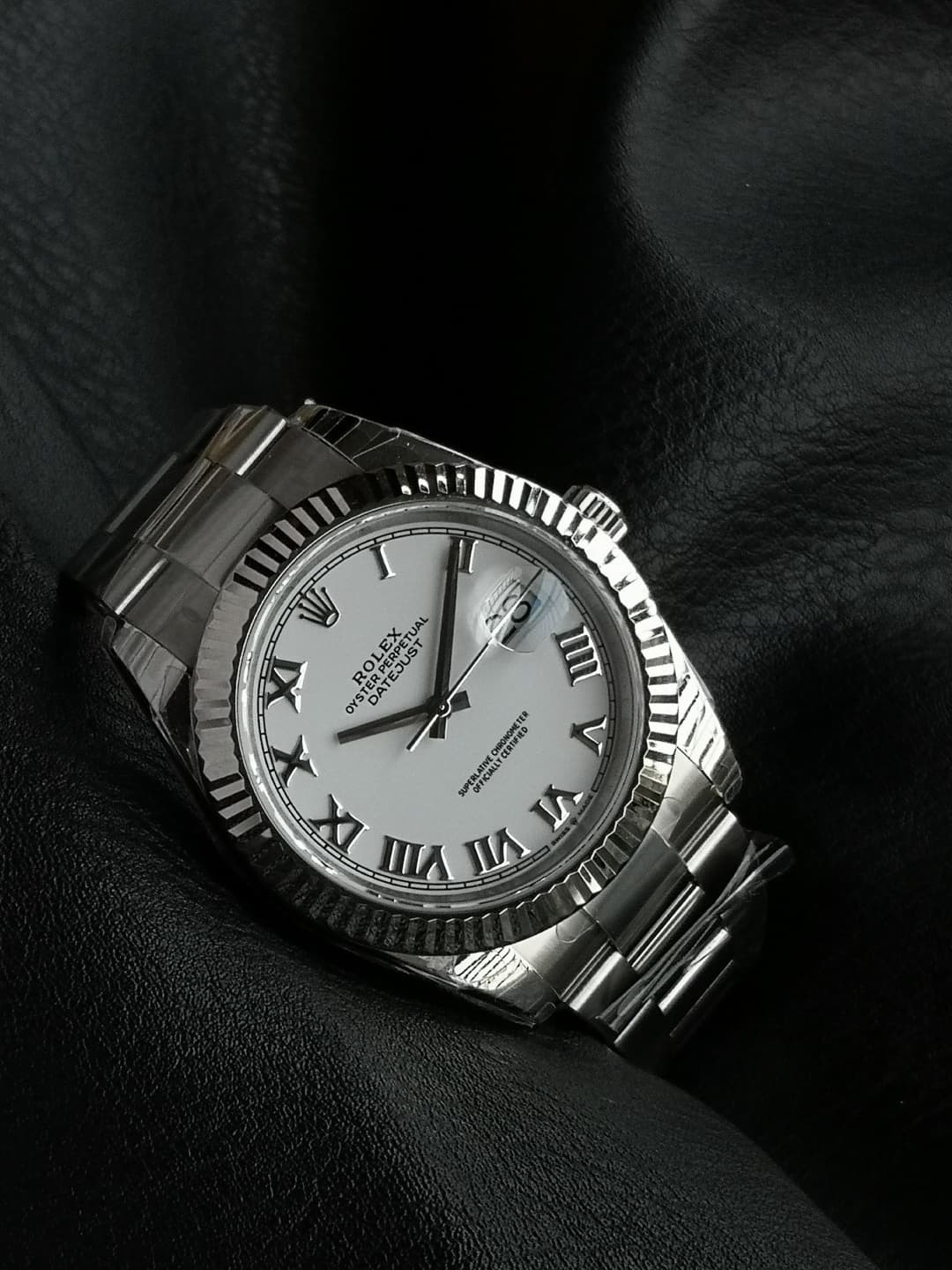 Rolex White Watch