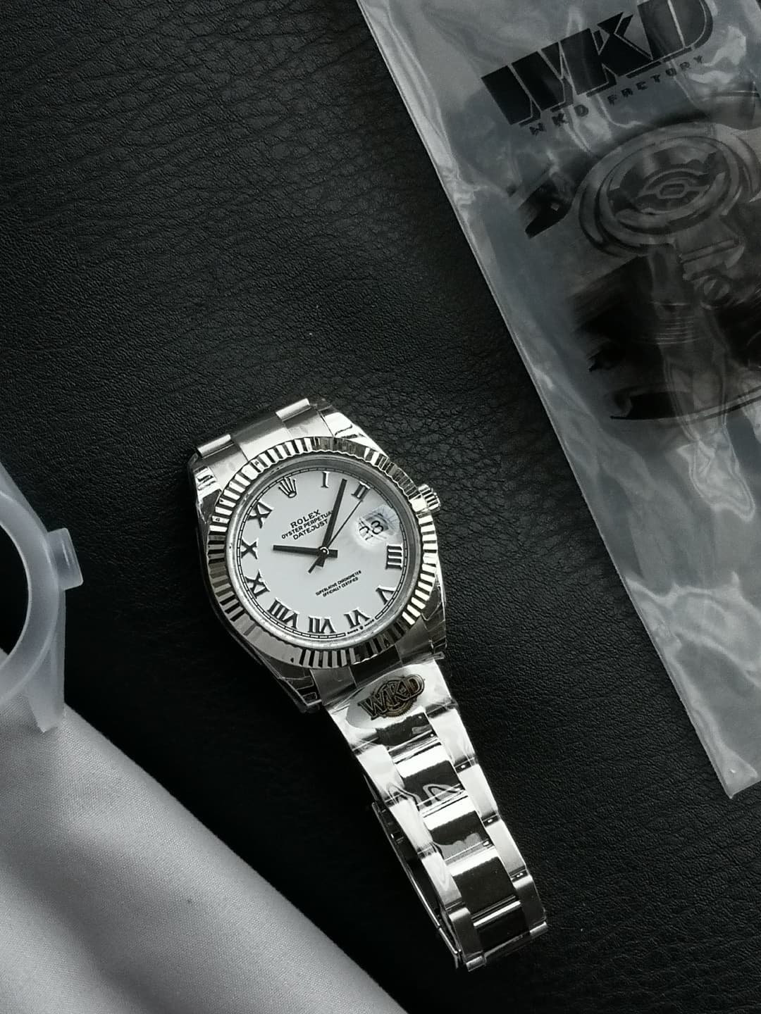 Rolex White Watch