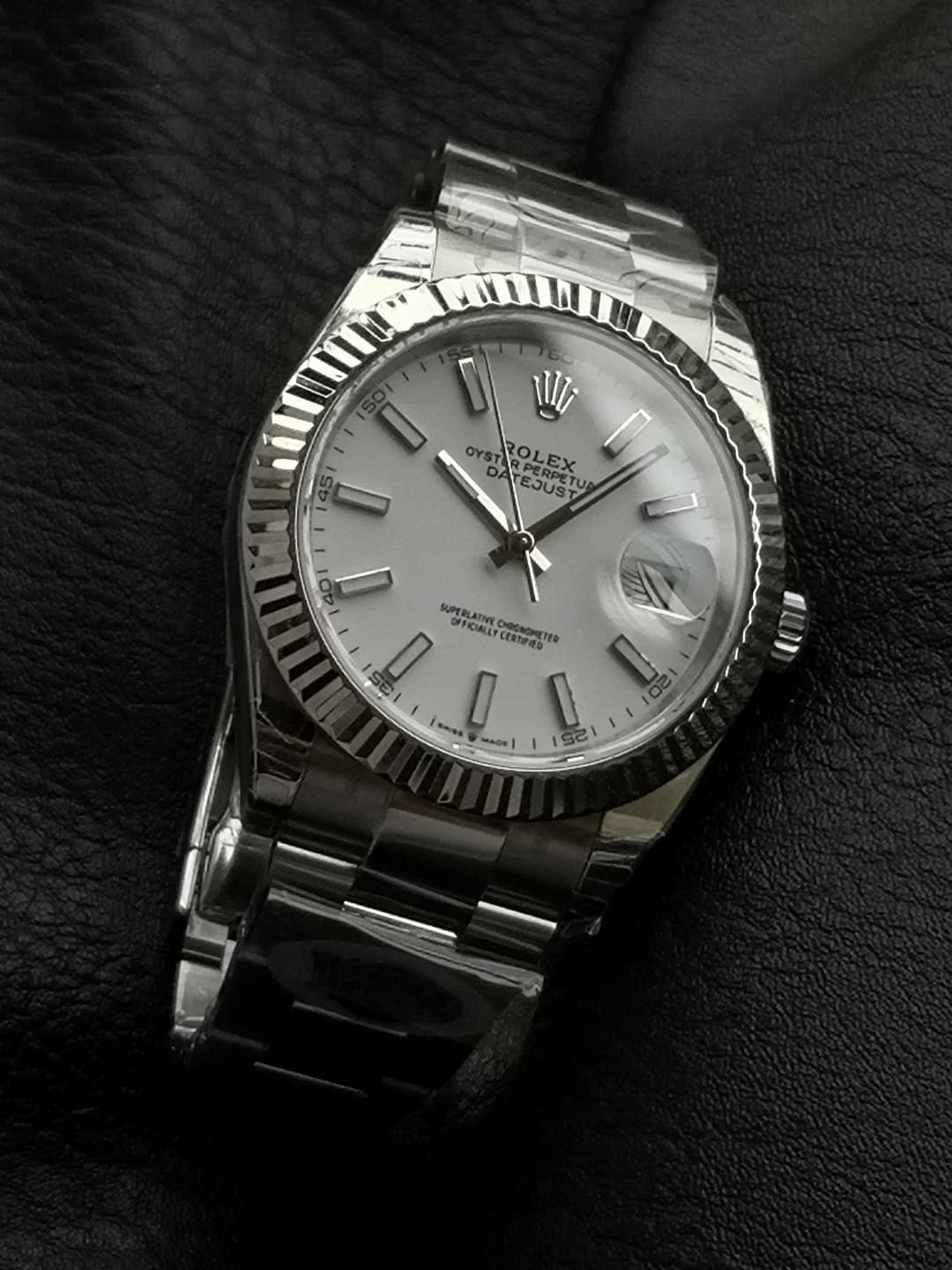 Rolex White Watch