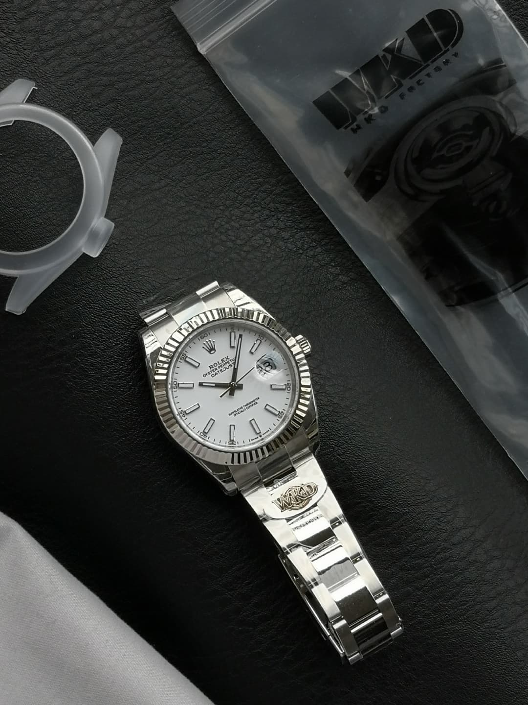 Rolex White Watch