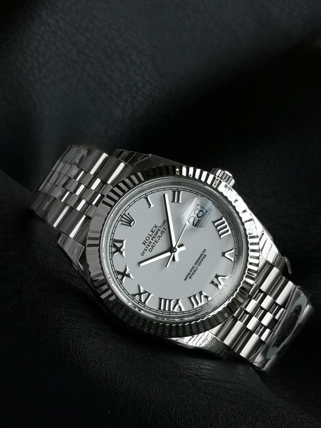 Rolex White Watch