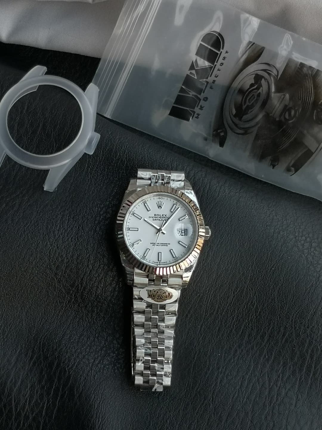 Rolex White Watch