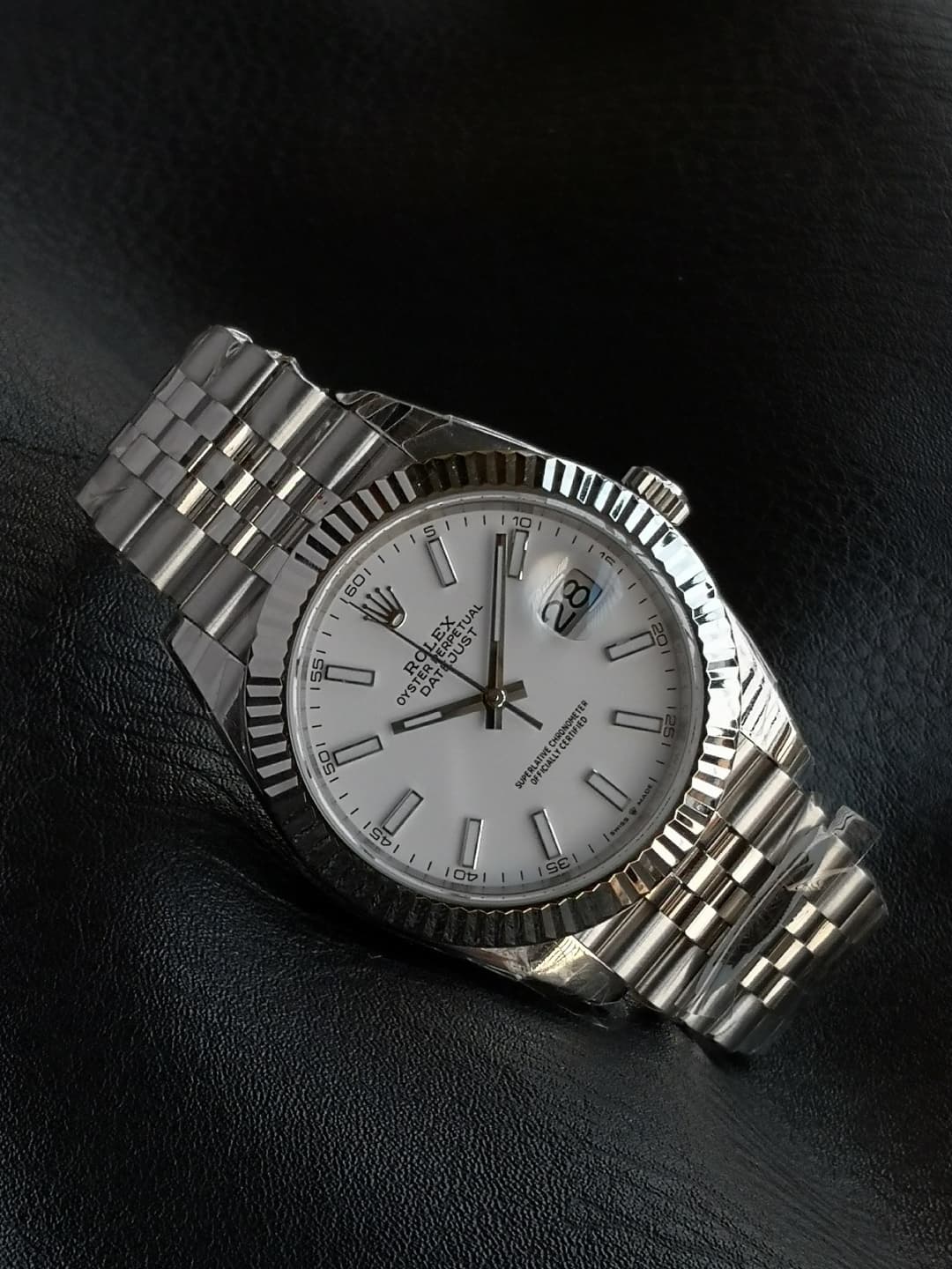 Rolex White Watch