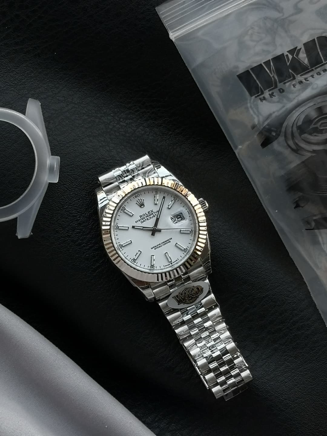 Rolex White Watch