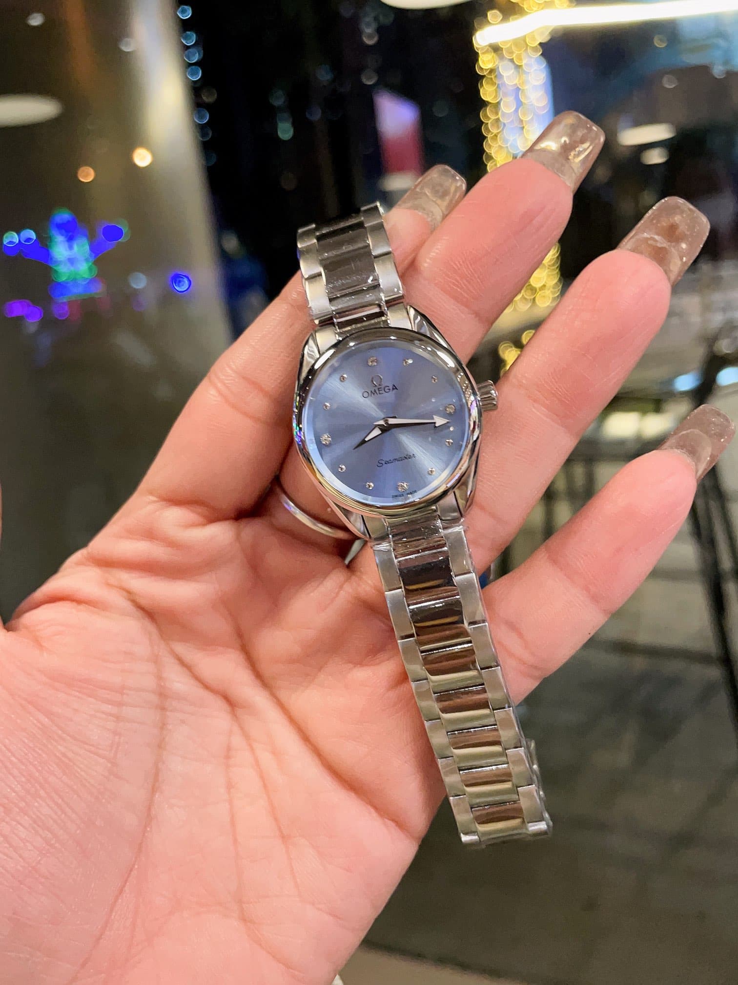 Omega Blue Watch