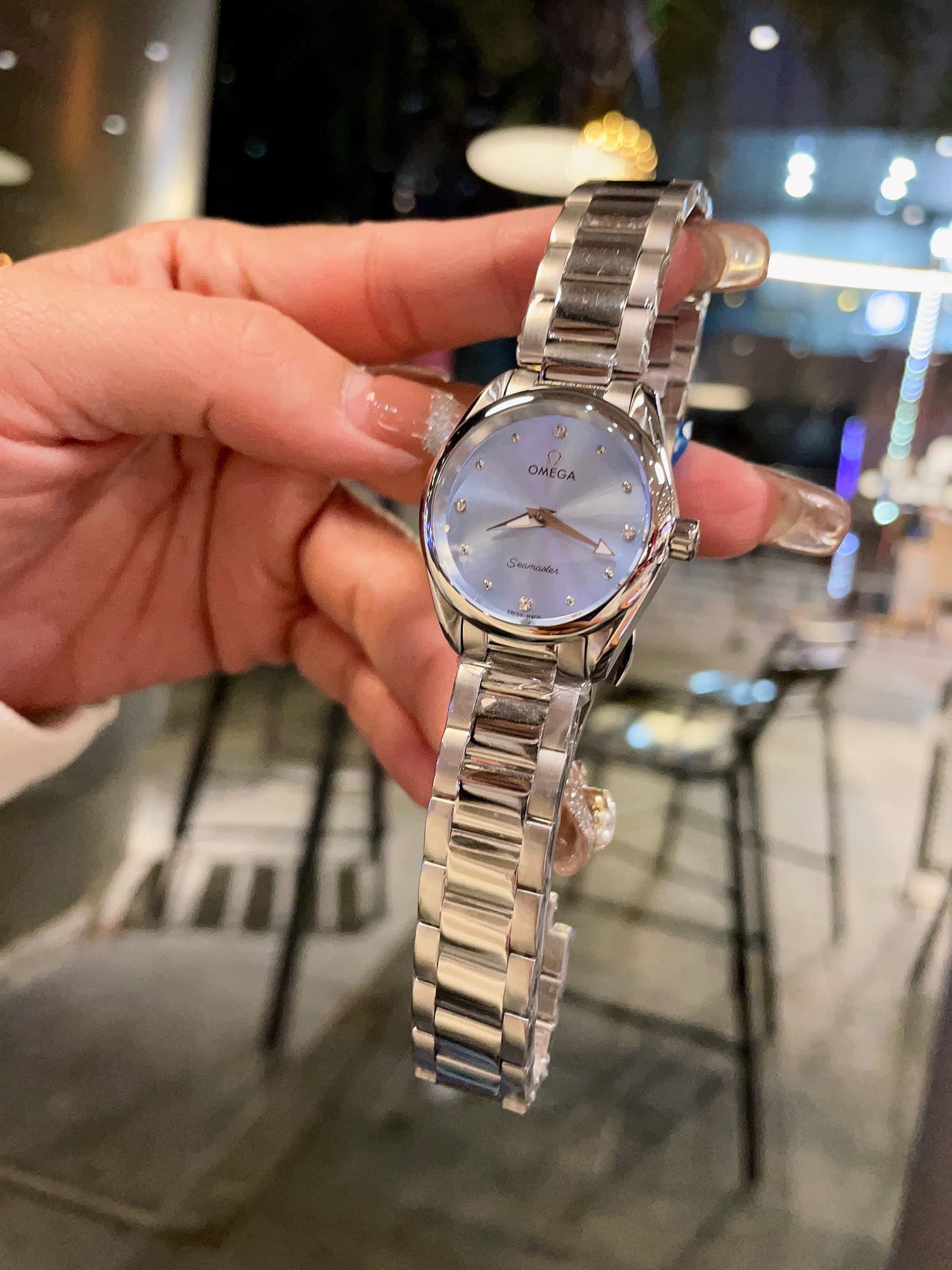 Omega Blue Watch