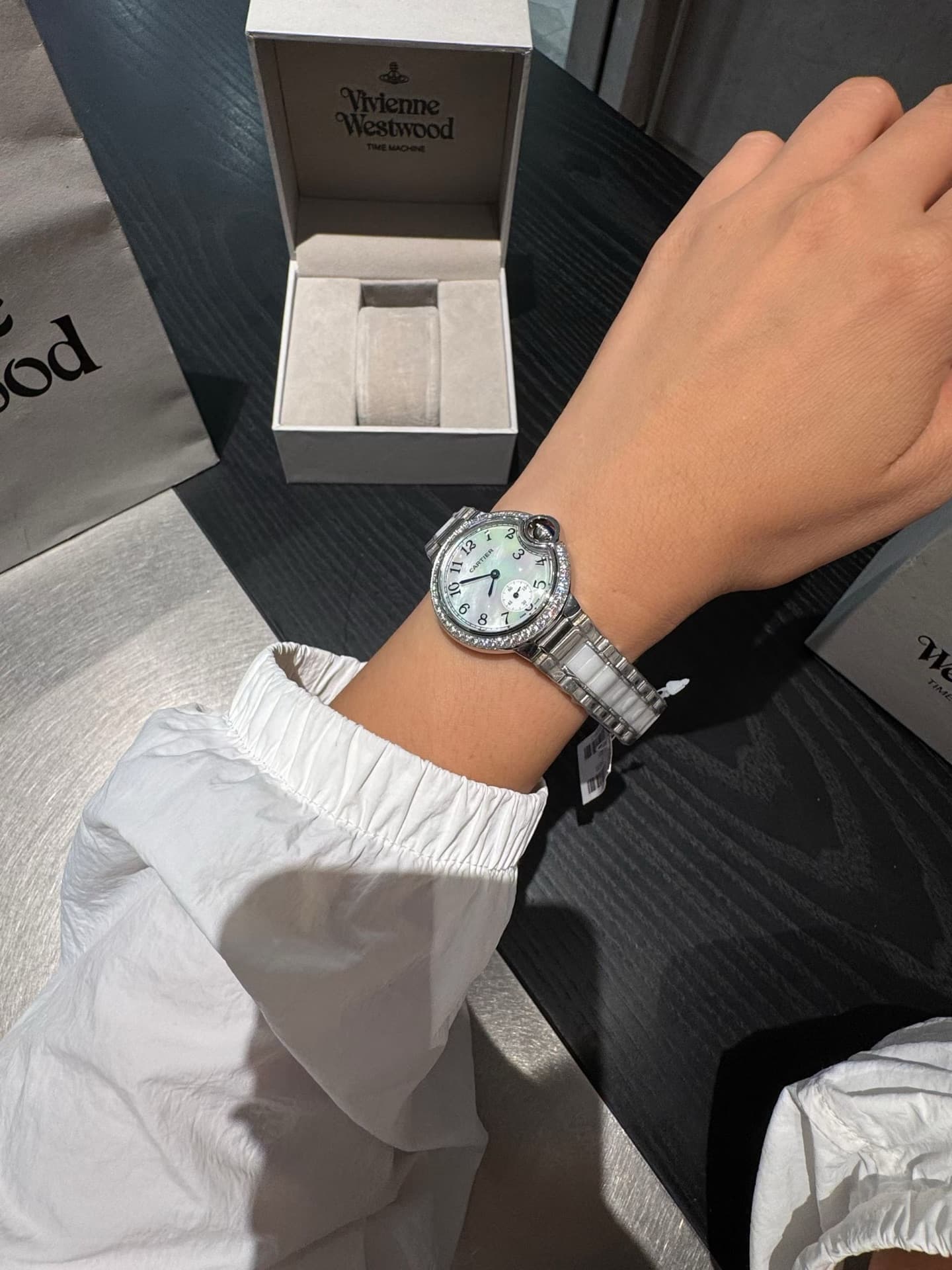 Cartier White Belt