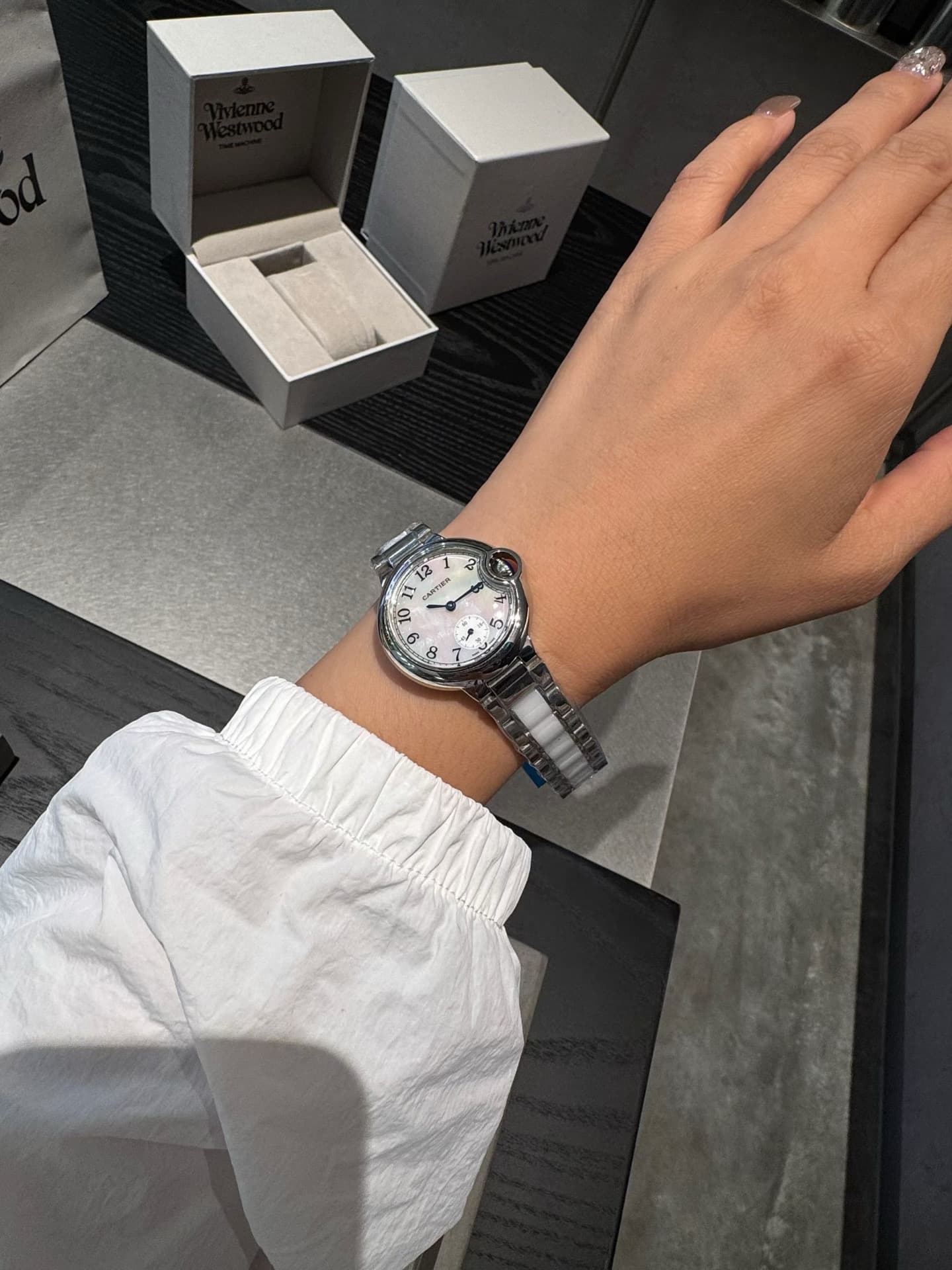 Cartier White Belt