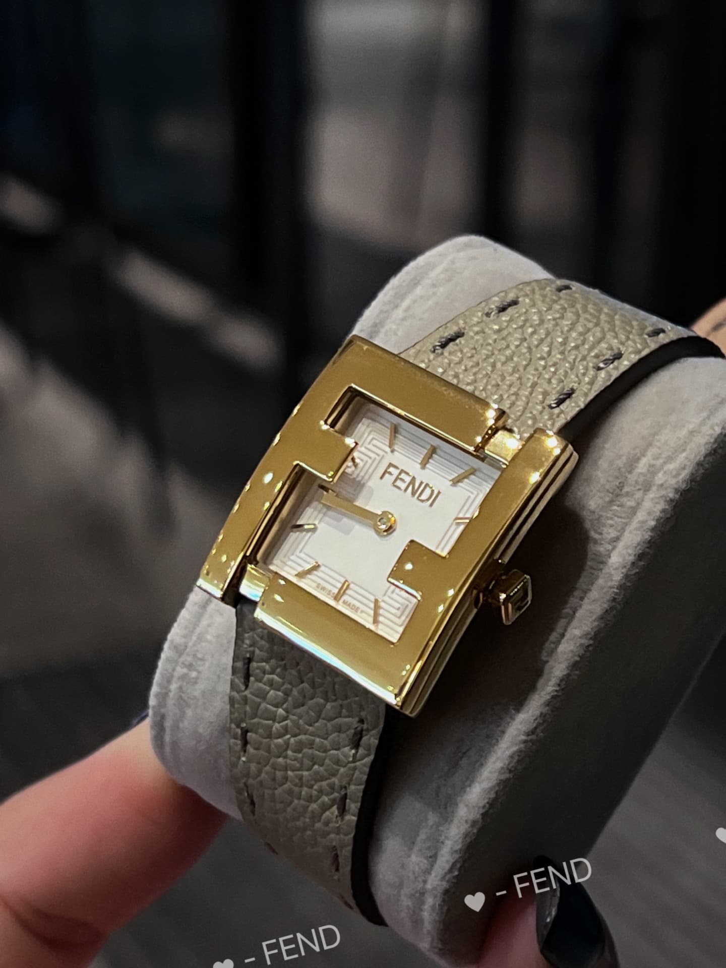 Fendi White Belt