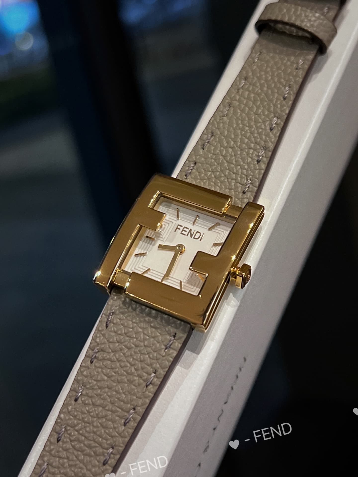 Fendi White Belt