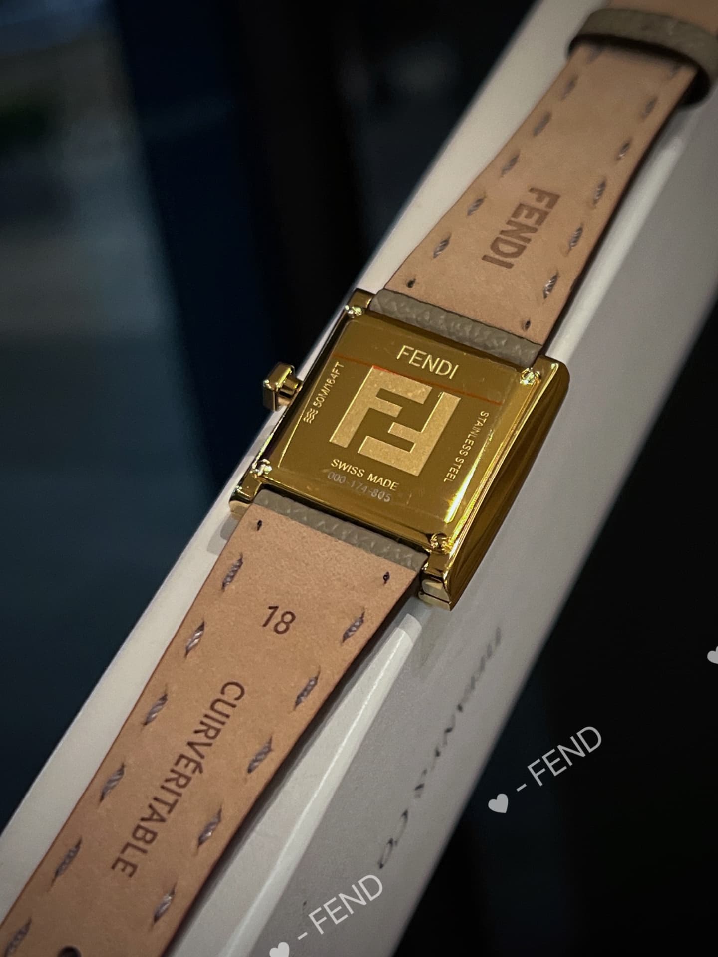 Fendi White Belt