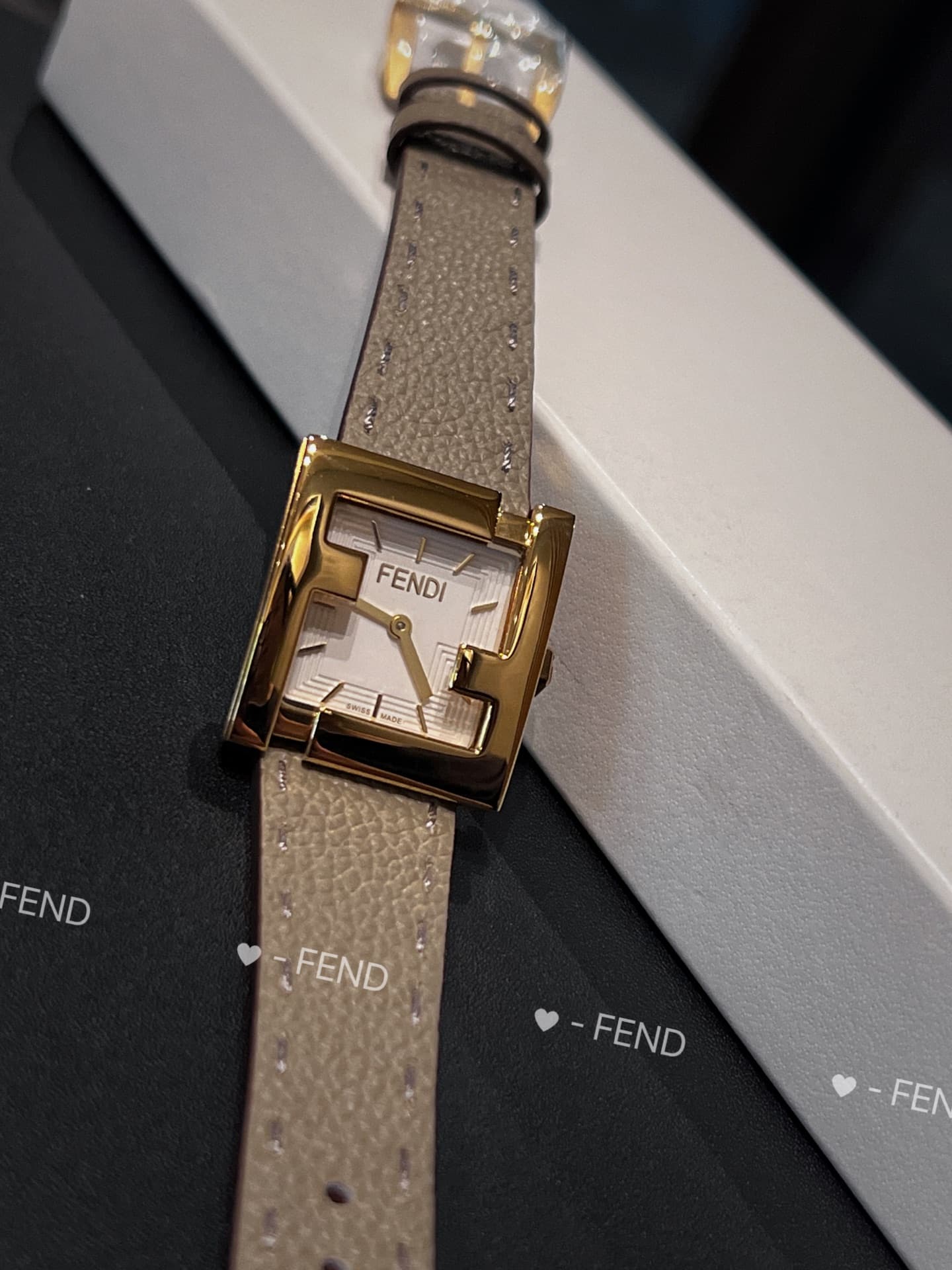 Fendi White Belt