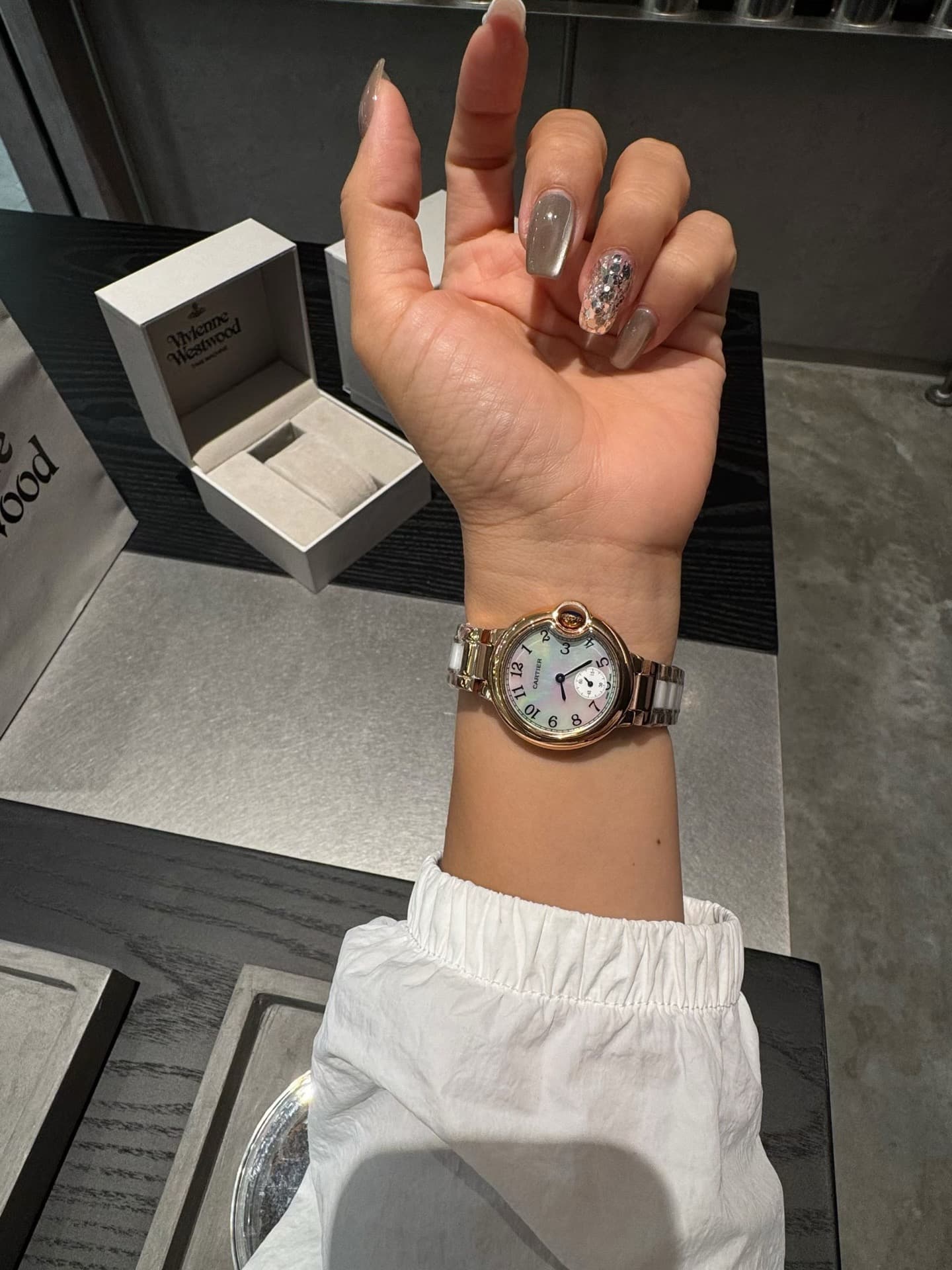 Cartier White Belt