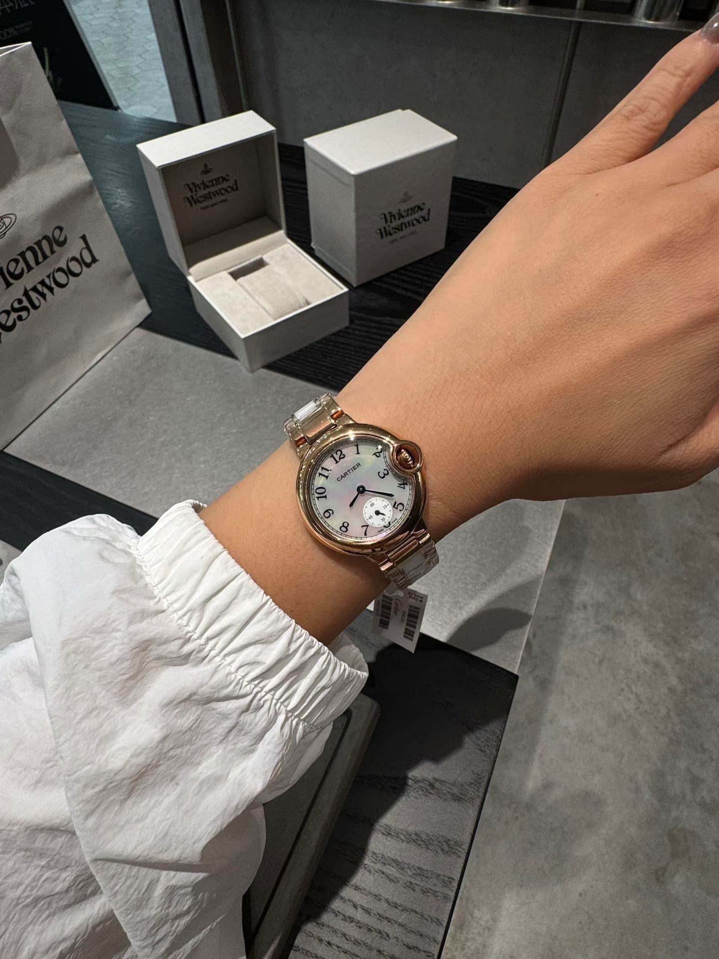 Cartier White Belt