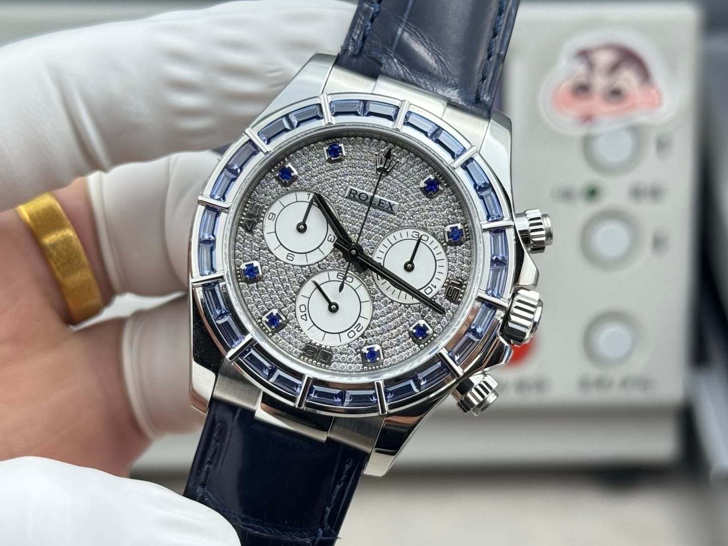 Rolex Blue Watch